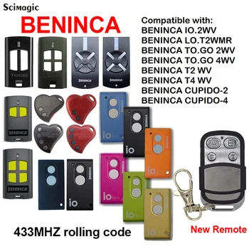 

3X BEBINCA TO GO 2VA 4VA 2WV 4WV /IO 2WV /LO T2WMR CUPIDO-2 CUPIDO-4 433.92MHz rolling code remote control garage door opener