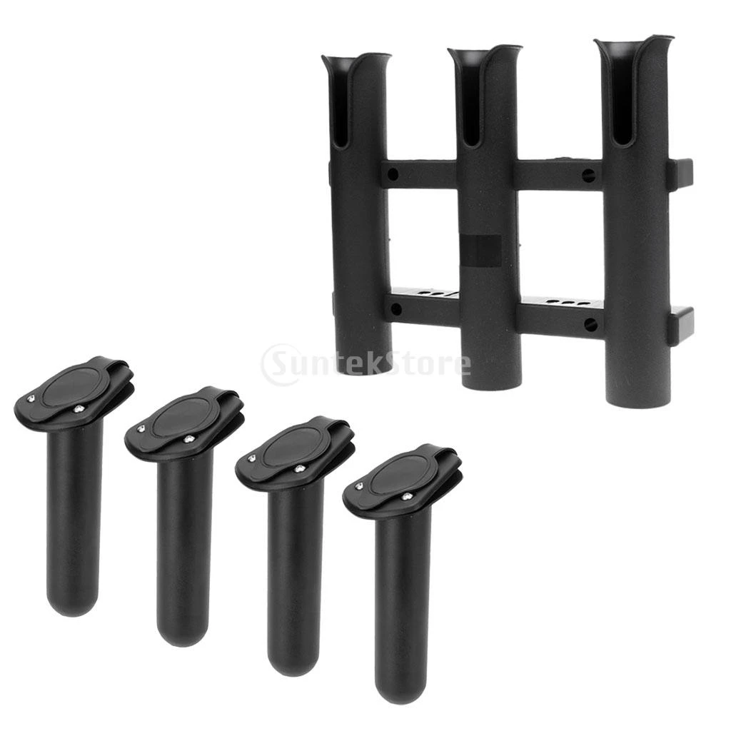 1 3 Tubes Fishing Rod Holder Pole Rest Rack for Yacht Boat Kayak Fishing 2 1 3 Tubes Fishing Rod Holder Pole Rest Rack for Yacht Boat Kayak Fishing 2
