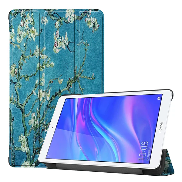 Складной тонкий чехол для huawei Mediapad M5 lite 8,0 JDN2-W09 JDN2-AL00 чехол для планшета huawei Mediapad m5 lite 8 дюймов Чехол+ ручка - Цвет: HWRYT58 SY MH