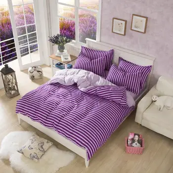 

UNIHOME Luxury Full/Queen Duvet cover set 300 thread count fiber reactive prints bedding set PULUOWANGSI