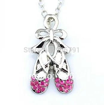 

ballet shoes pendant Necklace jewelry