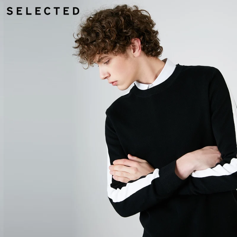 Ceny Wybrane 100% bawełna okrągły dekolt sweter męska w różnych kolorach odzież z dzianiny S | 419124533