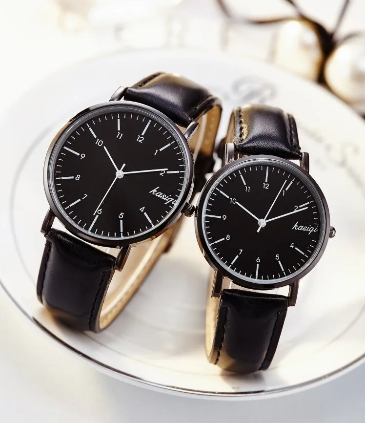 

Couple watches For Lovers luxury top brand waterproof casual style New Fashion Ultrathin Quartz Leather watch High quality