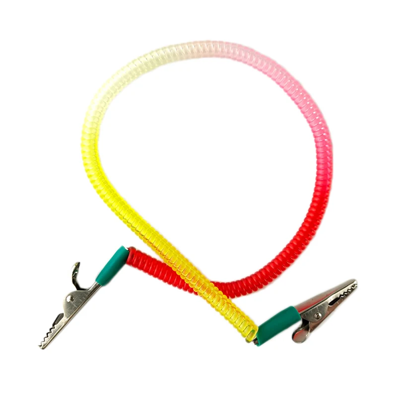 1pcs New Coil Plastic Dental Bib Clips Flexible Chain Napkin Holder Baby Patient Clip For Dentist Lab Dentist Tool