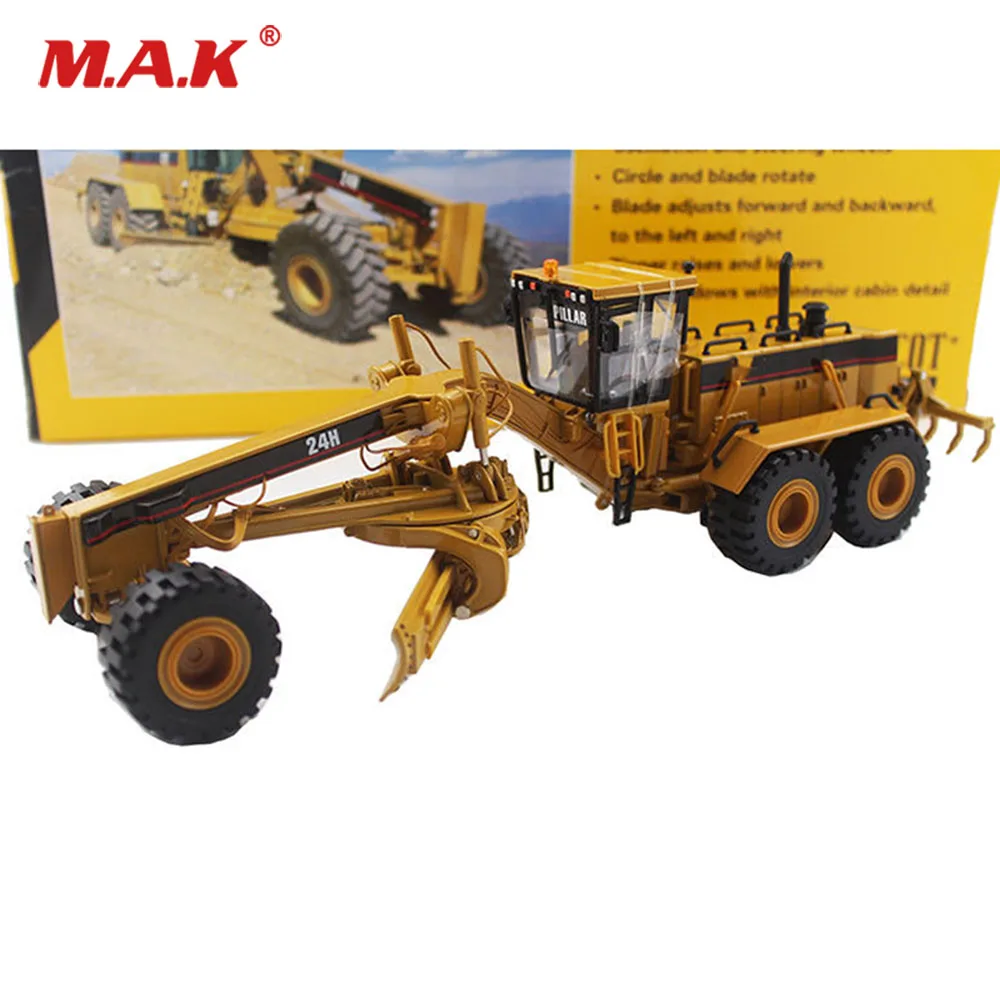 

1/50 Scale Alloy Diecast 24H Motor Grader Truck Diecast Car Collectible Model for Fans Children Boys Gifts