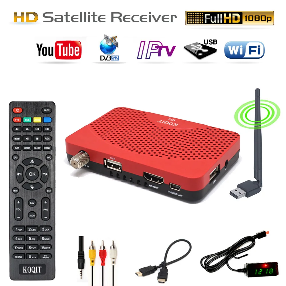 Dual USB HD Digital Satellite Receiver FTA DVB S2 Receptor Youtube