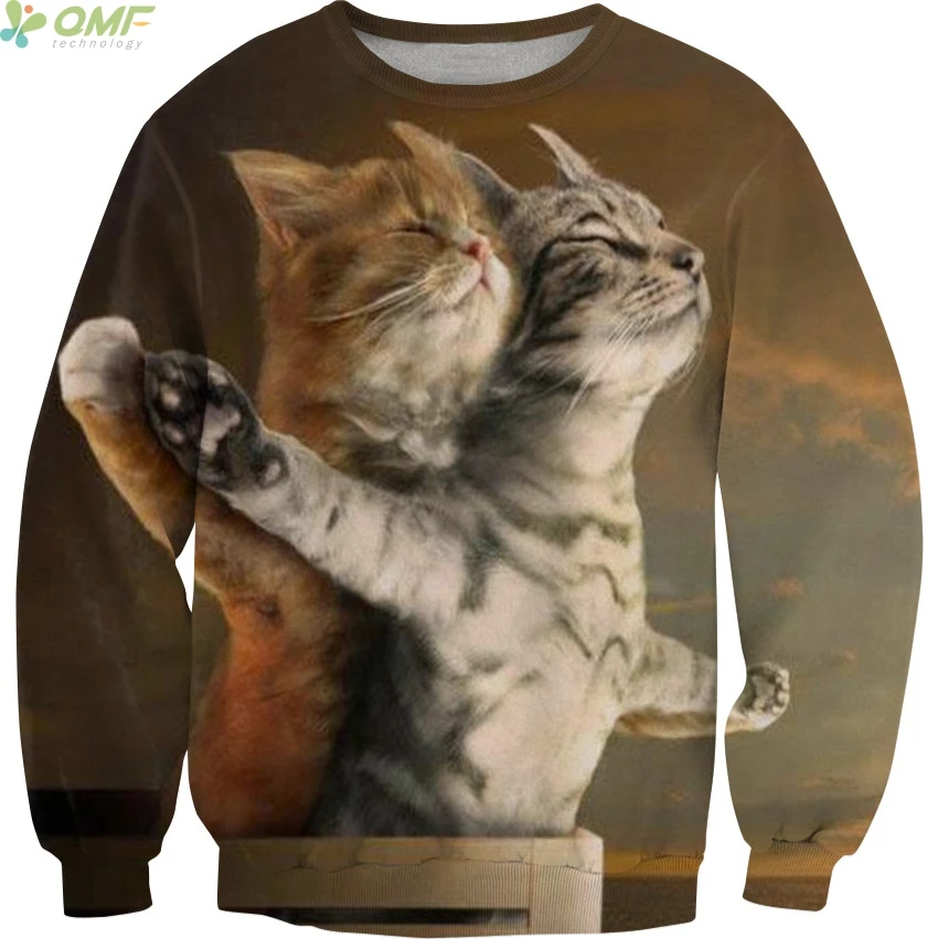 L/'ASTRONAUTA SPAZIO Felpa Da Uomo Cat S-3XL