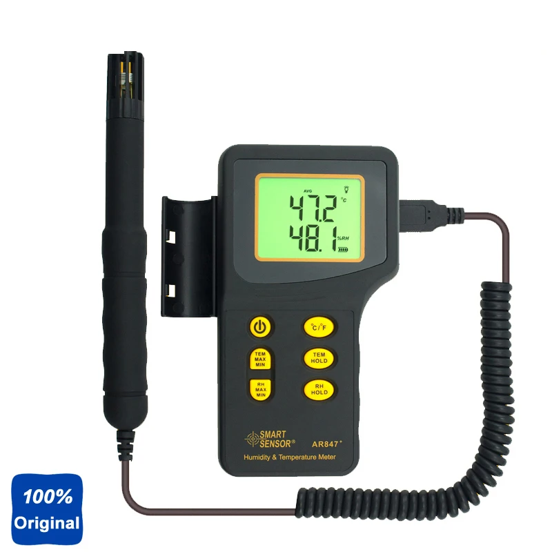 

100% Original AR847 Humidity Temp Temperature Meter Environment Tester 5%~98%