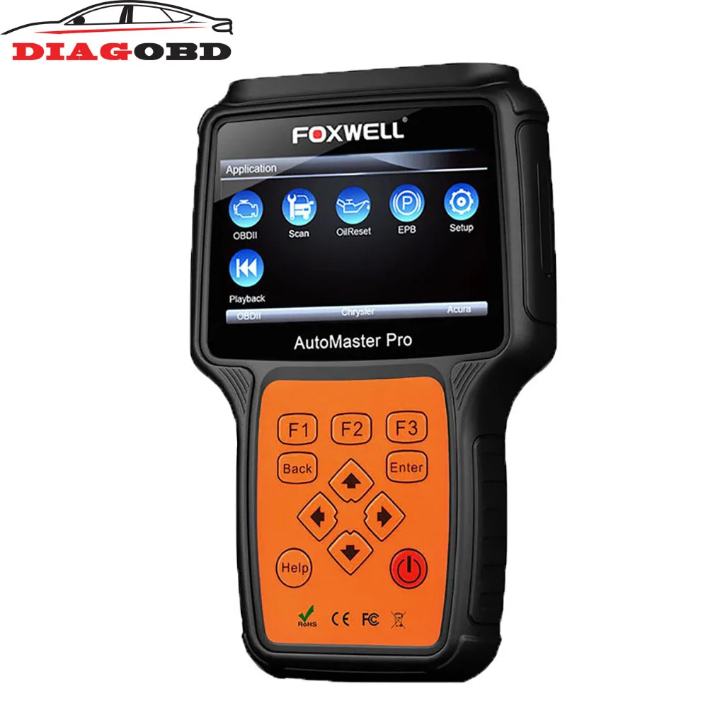 Foxwell NT644 Pro All system OBD OBD2 Automotive Scanner Airbag Oil