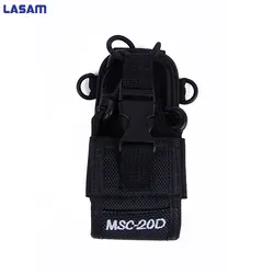 LASAM MSC-20D Walkie Talkie сумка держатель нейлоновый чехол для Kenwood BaoFeng UV-5R UV-5RA UV-5RB UV-5RC UV-B5 UV-B6 BF-888S