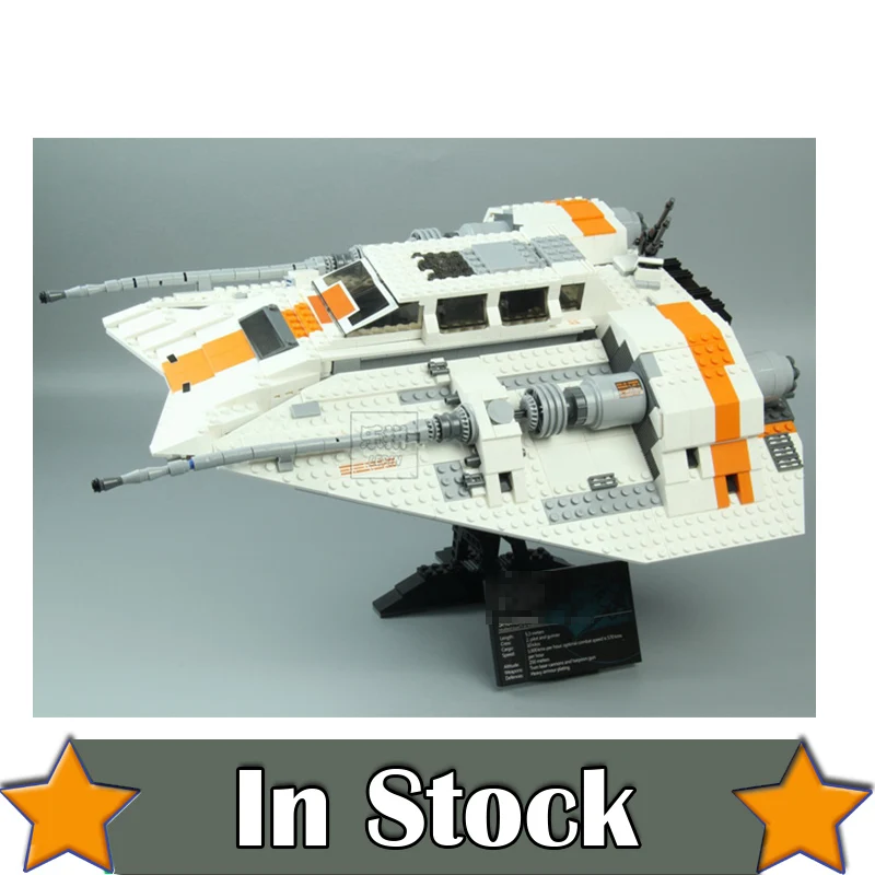 

Lepin 05084 Star 1457Pcs Series Wars the Snowspeeder Set Self-Lock Building Blocks Bricks Educational Boy Toys Model Gifts 10129