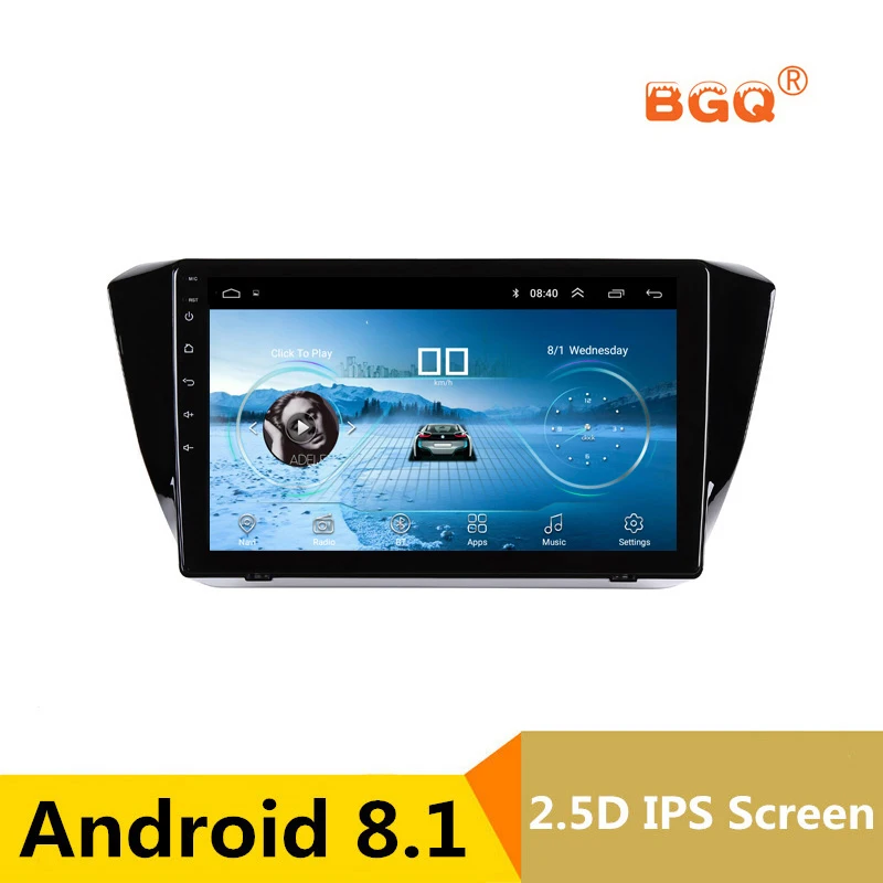 

10.1" 2.5D IPS screen Android 8.1 Car DVD Multimedia Player GPS For Skoda Superb 2016 audio car radio stereo navigator bluetooth