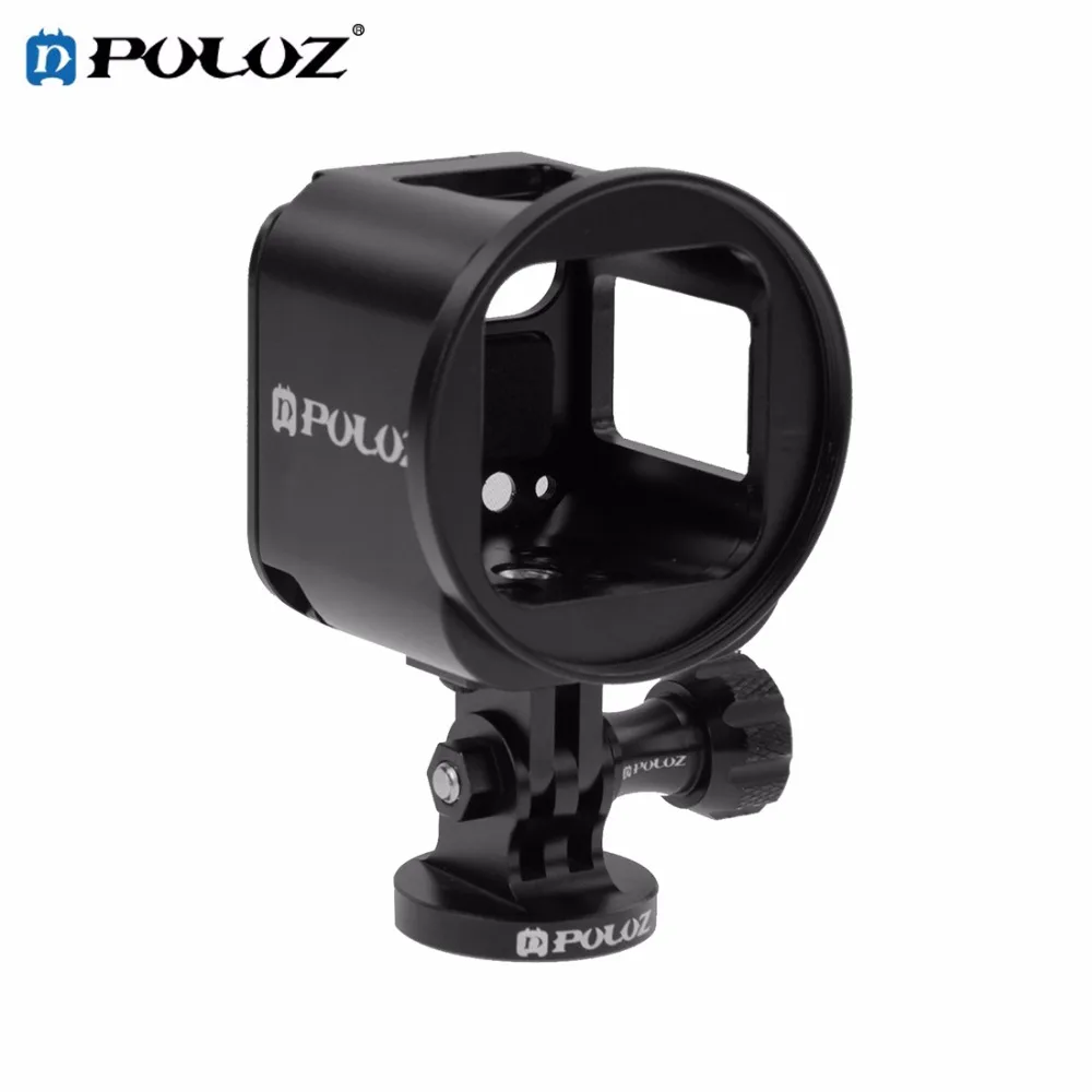 

PULUZ PU160 Housing Shell Aluminum Alloy Protective Cage Wrench Lens Cap Screw Tripod Adapter for GoPro HERO4 HERO 4 Session