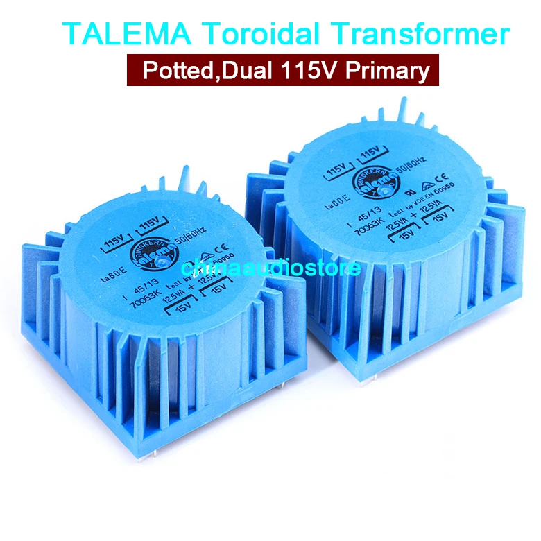 Лучший 25VA талема тороидальный трансформатор талема в горшках силовой трансформатор для аудио усилитель для наушников ЦАП-предусилитель, AC 115 V/230 V In