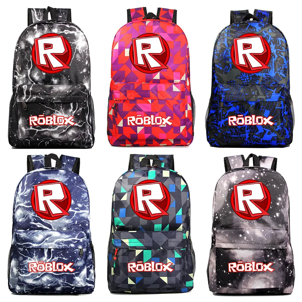 

Multicolor Triangle Plaid Galaxy Roblox Games Boy Girl Book School bag Women Bagpack Teenagers Schoolbags Men Student Backpacks