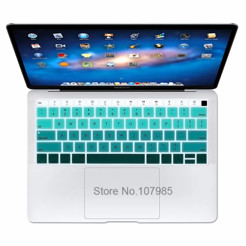 HRH-Waterproof-Silicone-English-Rainbow-Laptop-Keyboard-Cover-for-MacBook-Newest-Air-13-2018-Release-A1932 (1)