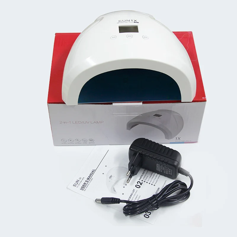 Автоматическая Сенсор 36 Вт UV LED Сушилка для ногтей белый свет УФ-лампы лечить как СВЕТОДИОДНЫЕ UV гель Professional Nail лампа