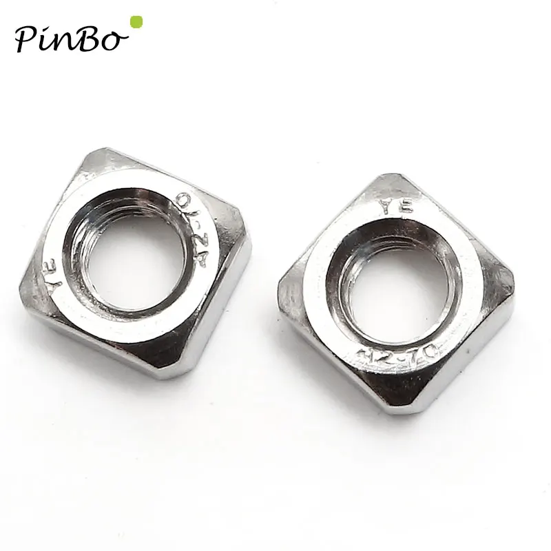 High Quality DIN557 M3 M4 M5 M6 M8 A2 Stainless Steel 304 Metric Square
