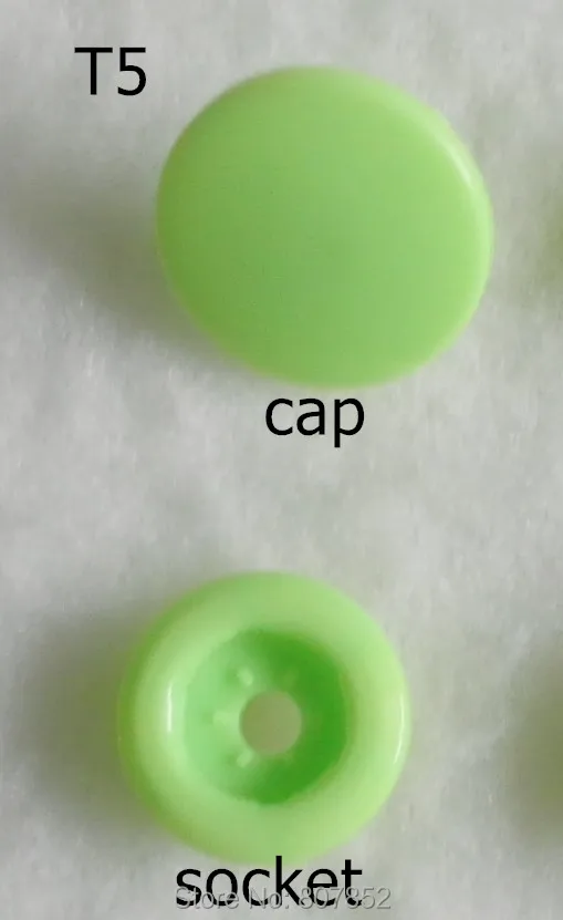 

Chengkai 1000 sets T 5 Size 20 Kam Round Plastic Resin Snaps Buttons fasteners Parts ( Cap + Socket Part)