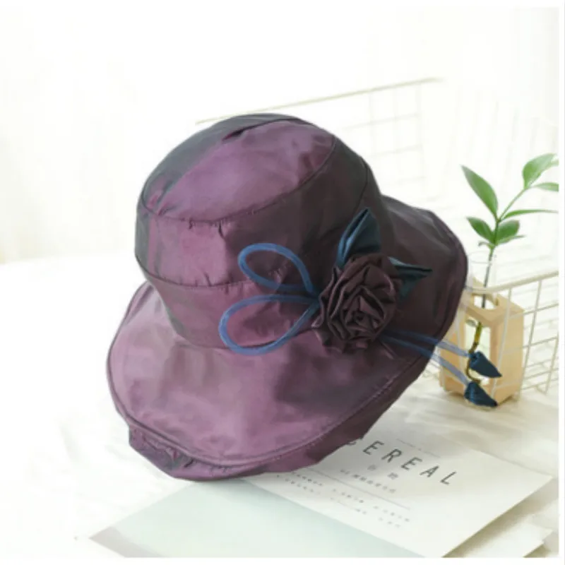 الأزياء البوليستر الأزهار قبعة الشمس للنساء طوي زهرة الصيف إمرأة قبعة الشمس واسعة حافة قبعة للوقاية من الشمس سيدة شاطئ كاب Gorras الأزياء البوليستر الأزهار قبعة الشمس للنساء طوي زهرة الصيف إمرأة قبعة الشمس واسعة حافة قبعة للوقاية من الشمس سيدة شاطئ كاب Gorras