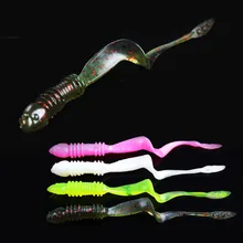 Fishing lure 1g 9cm 10pcs fly fishing wobblers silicone soft lure worm minnow Swimbait Artificial Fake Bait pesca Fishing Tackle
