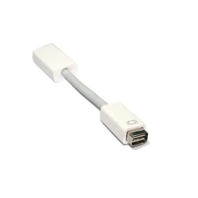 Переходник Mini DVI HDMI с внутренней резьбой для кабеля 5 дюймов белый от LBSC|Кабели