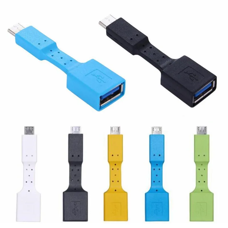

hopetoth High Quality Micro USB/Type C Male to USB 3.0 Female Data Transfer Converter OTG Adapter Cable