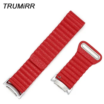 

Genuine Leather Watch Band Quick Release Strap for Samsung Gear S2 SM-R720 / R730 Wrist Belt Magnetic Lock Bracelet Multi Color
