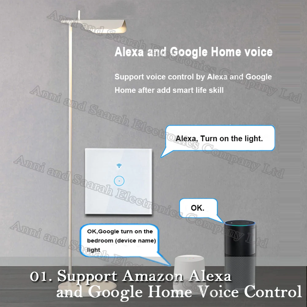 Interruptor De Luz Wifi Inteligente Interruptor De Pared