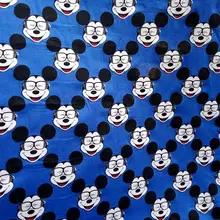 100*140 см очки Микки хлопчатобумажная ткань для шитья материал "сделай сам" Hometextile Лоскутная рубашка для мальчика