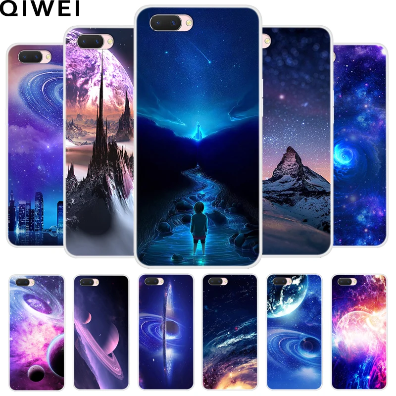 

For OPPO A3s Case OPPOA3s Cover Cool Space Sky Printed Soft TPU Cover For OPPO A3S A 3S A3 S Silicone Phone Cover Capa CPH1803