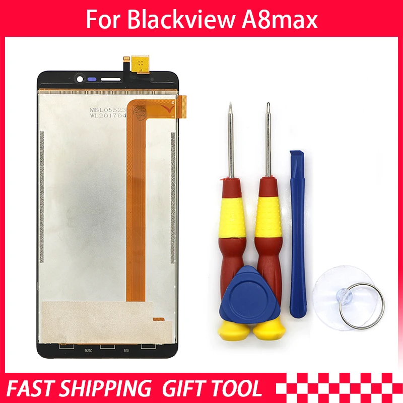 Новый оригинальный ЖК-дисплей Blackview A8 Max с сенсорным экраном в сборе для