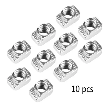 

10PCS Durable Metal Aluminum Alloy M5 Double Tee Nuts Screw for 3D Printer Parts Accessories