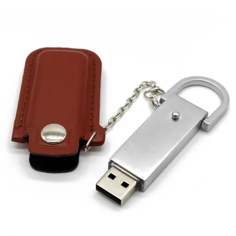 BiNFUL креативный кожаный USB флеш-накопитель 4 ГБ 8 ГБ 16 ГБ 32 ГБ флеш-накопитель специальный подарок - Цвет: Brown