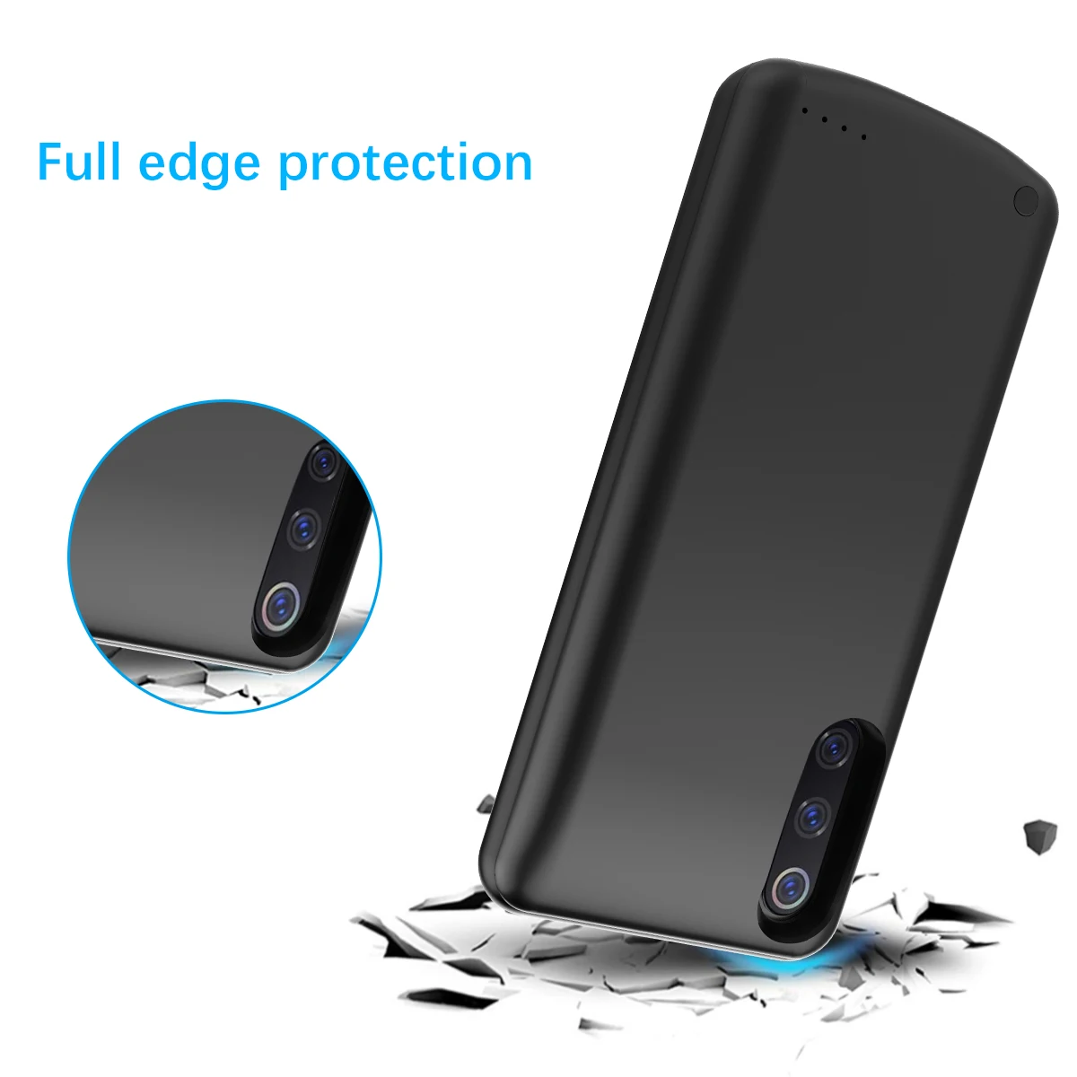 Чехол для зарядного устройства для Meizu 16 s, чехол на 5000 мА/ч, расширенная батарея резервного питания, задняя защитная крышка для Meizu 16 s, чехол