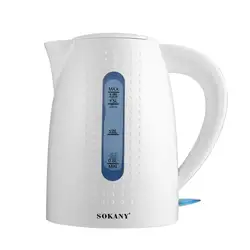 SOKANY 1.7L Электрический чайник с подсветкой светодио дный индикатор безопасность автоматическое отключение чайники Concea светодио дный
