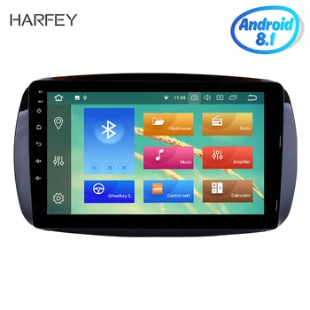 

Harfey Car Android 8.0 Auto Radio Navi Multimedia Player For Mercedes Benz SMART Fortwo 2015 2016 1024*600 HD GPS Stereo Audio