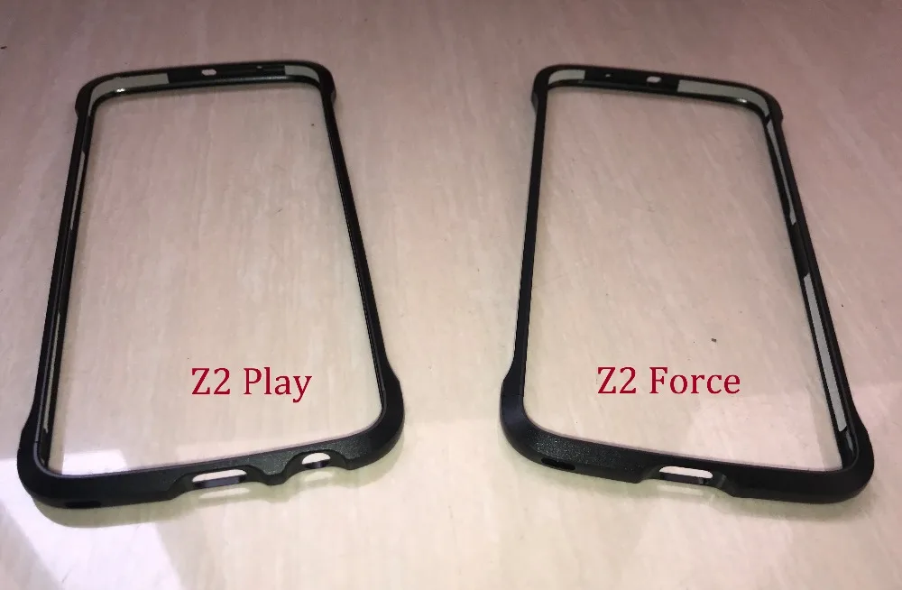 Чехол-бампер из алюминиевого сплава для Motorola Moto Z2 Play Z2 Force, совместимый с Moto Mods, металлический чехол-броня, защита от ударов