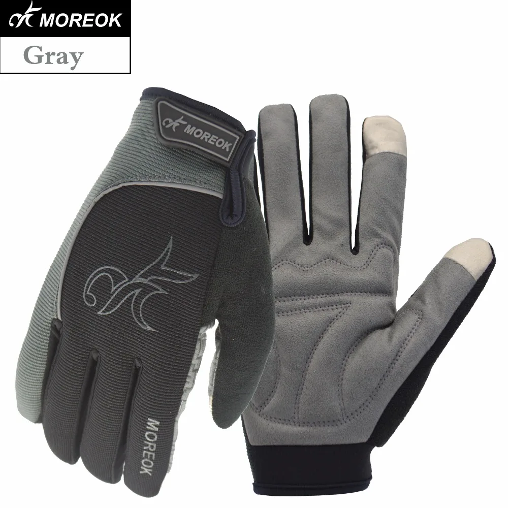 Зимние велосипедные перчатки MOREOK Sensitive с сенсорным экраном