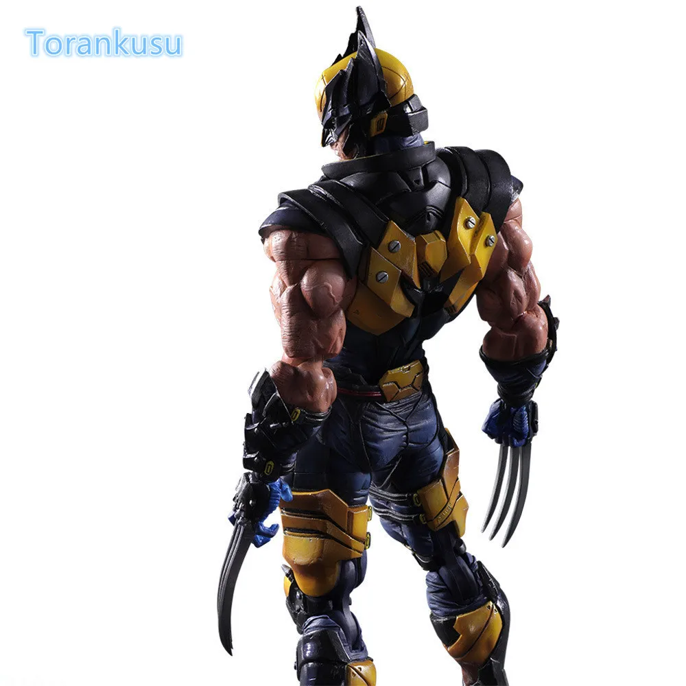 Фигурка Росомахи, Playarts, Kai LOGAN, X-MEN, ПВХ, модель игрушки, аниме, фильм, Play Arts, Kai, Wolverine, James LOGAN, фигурка PA06