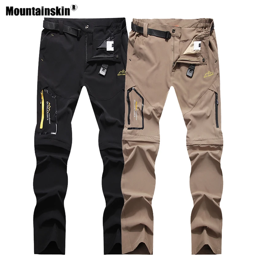 Men's Soft Outdoor Casual Pants Breathable Walking Camping Hiking Sport Trousers 