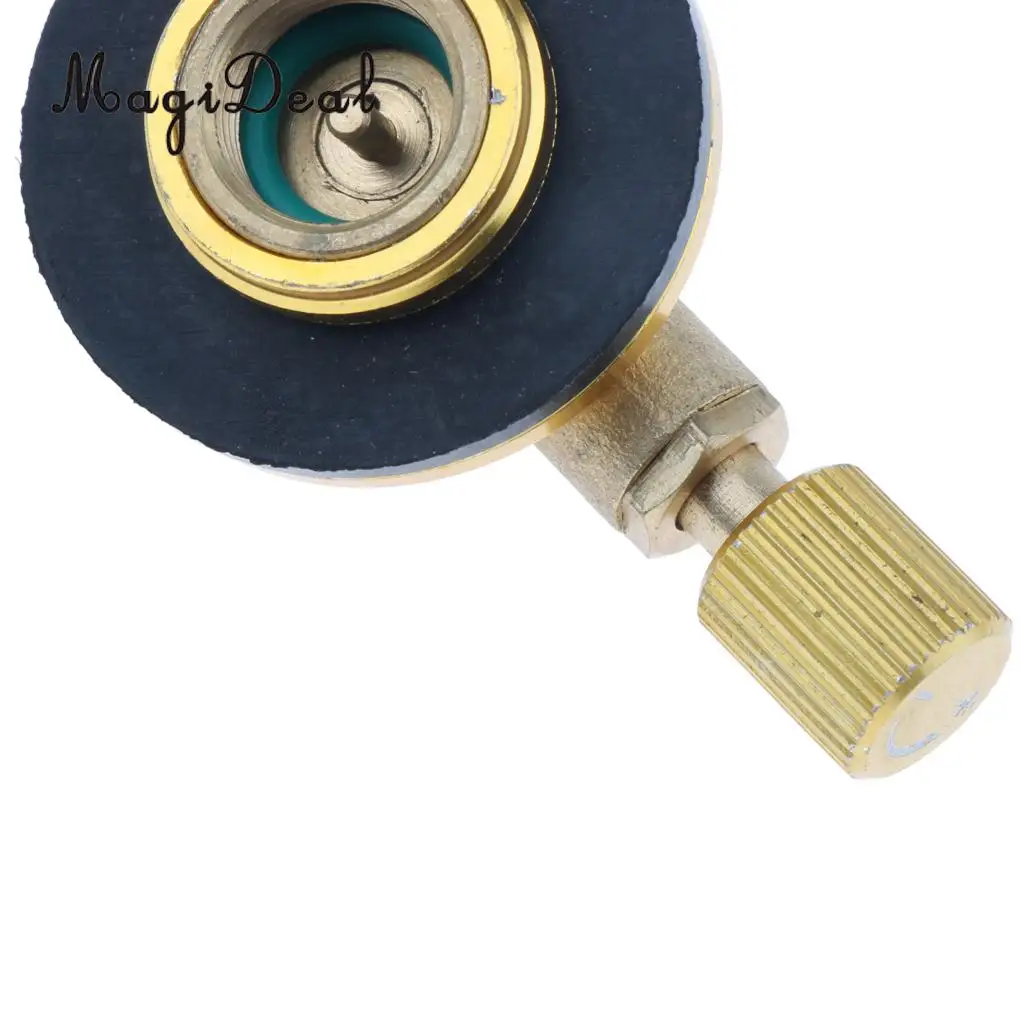 Gas Stove Burner Inflatable Valve Control Switch Adapter, Great Accessory for Outdoor Camping, Picnic, BBQ, Hiking