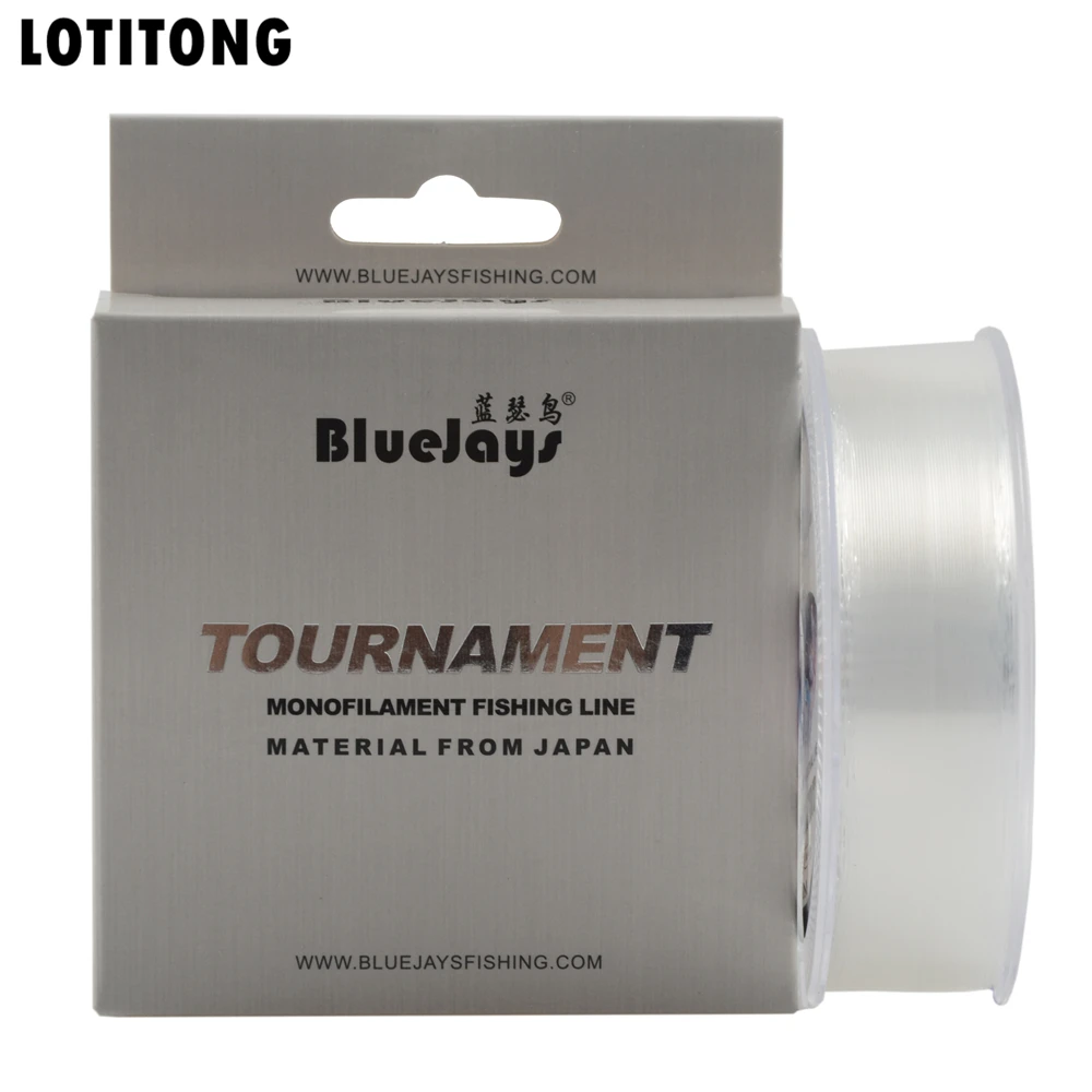 Lotitong Stealth Fishing Line Super Strong Japanese 200m Transparent Nylon Line Monofilament