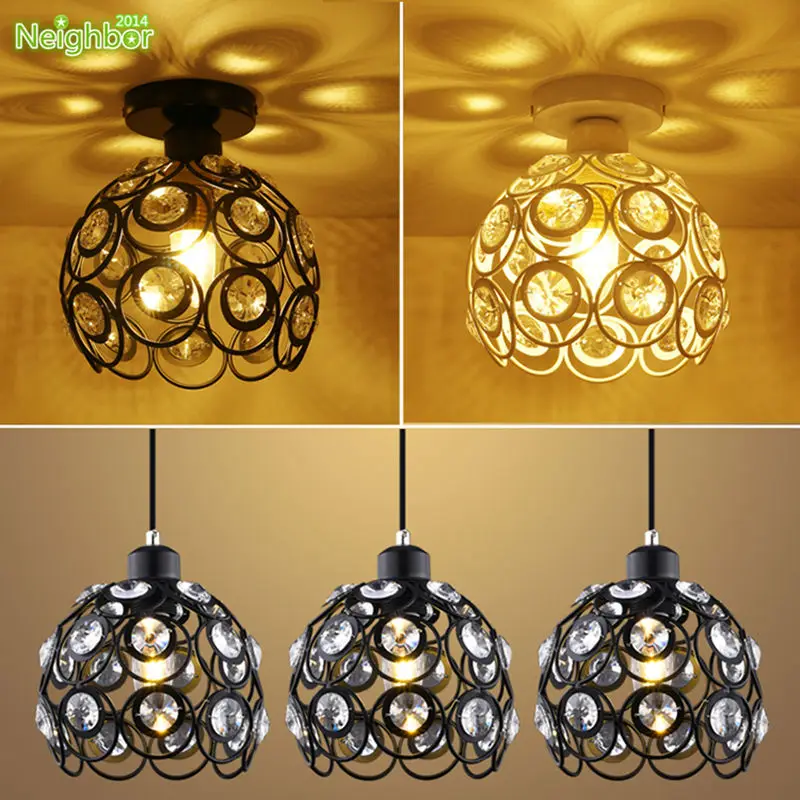 

New Modern 5W LED Crystal Ceiling Lamp Hallway Corridor Aisle Ceiling Light Fixtures Lighting creative decoration for porch
