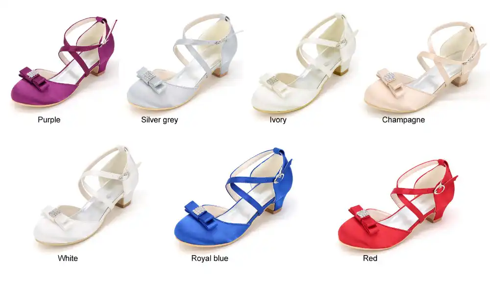 royal blue flower girl shoes