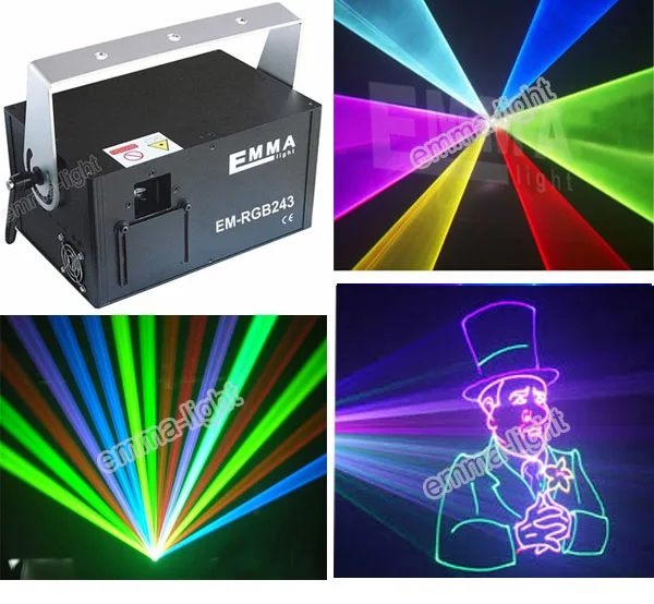 

NEW 2016 RGB 2W DMX512 Laser Stage Lighting Scanner 3D effect light projector DJ Disco Party Xmas Lights Show Digital DMX