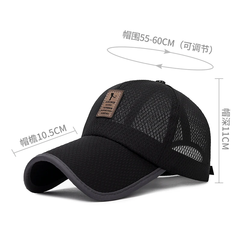 Brim Full Net Baseball Cap Outdoor 