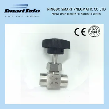 

Free shipping 2pcs/lot for 1/4" size stainless steel Internal thread needle valve,304 stainless steel Needle Valve
