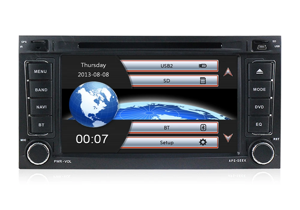 Excellent car dvd radio player for VW Volkswagen Touareg/Transporter T5 Multivan 2002-2010 car gps navigation system 7 inch 2 din canbus 18
