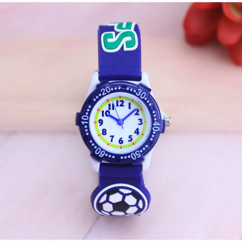 

3D basketball WL Waterproof Kid Watches Children Silicone Wristwatches Brand Quartz Wrist Watch Fashion Casual Relogio kol saati